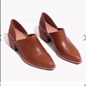 Madewell The Brady Lowcut Bootie in English Saddle